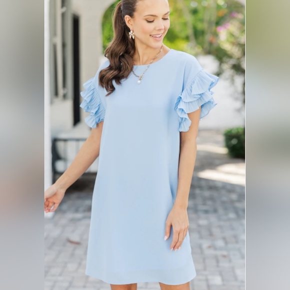 SHOP THE MIND BLUE WOMEN'S DREES SIZE L. - Picture 1 of 12